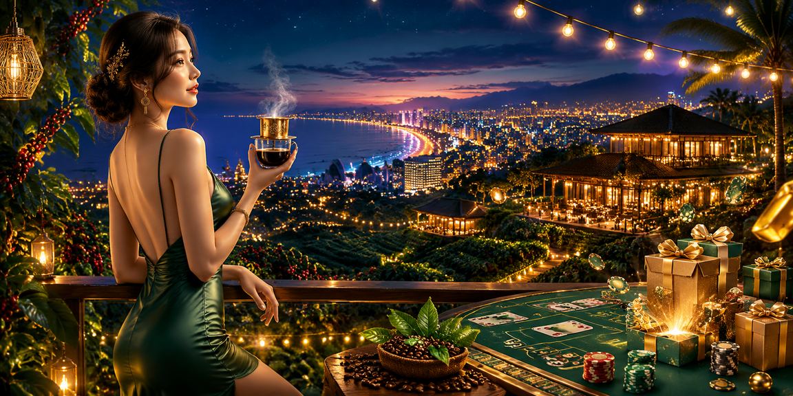 Người dùng tại Quy Nhơn xem tỷ lệ kèo bóng đá trên điện thoại khi uống cà phê