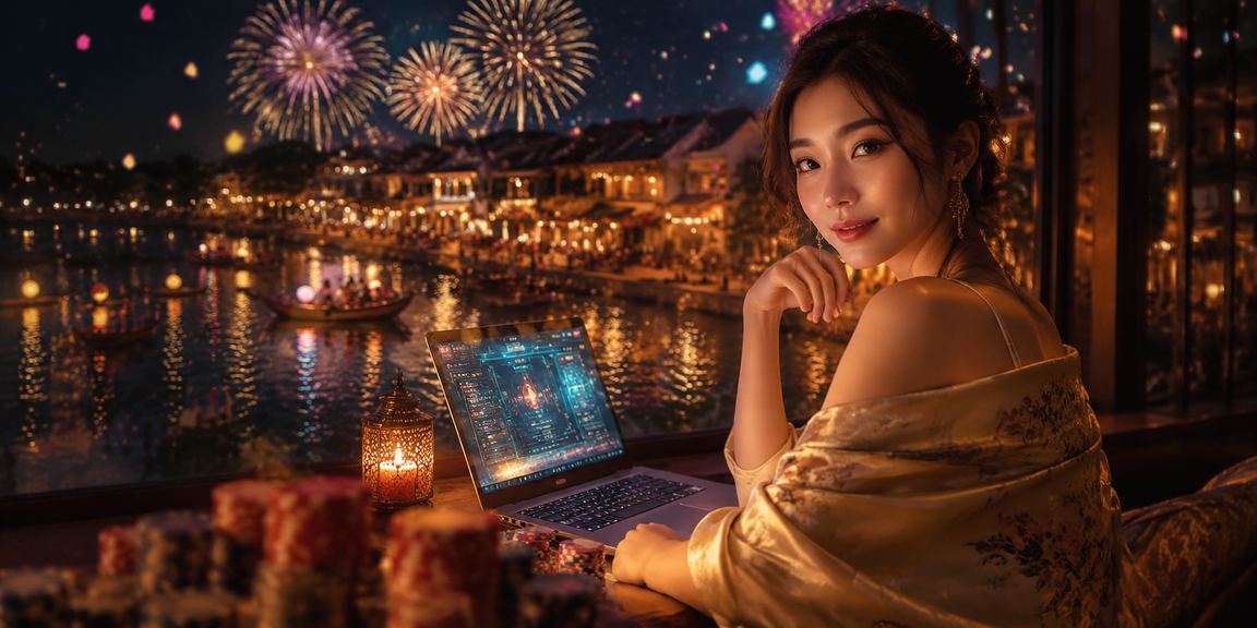 Người chơi tại Hội An thưởng thức cà phê và theo dõi esports qua ứng dụng di động