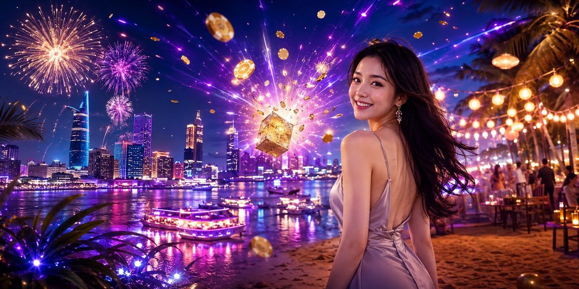 Cảnh đêm Sài Gòn với trò chơi casino và cá cược trực tuyến